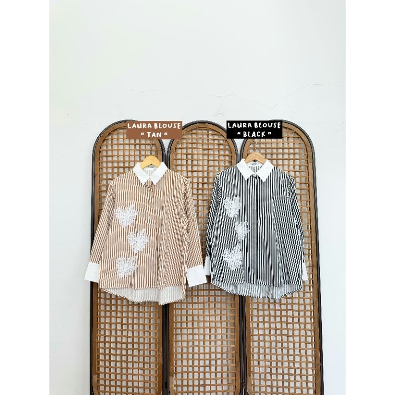 MAPLE RUFFLE BLOUSE ORI LOCANA LABEL