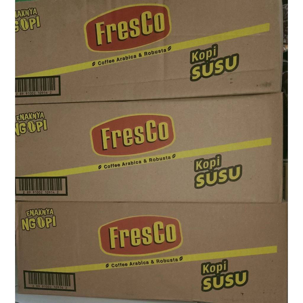 

1 Dus Fresco Coffee Susu / 1 Karton Kopi Fresco Susu Renceng isi 12 pcs