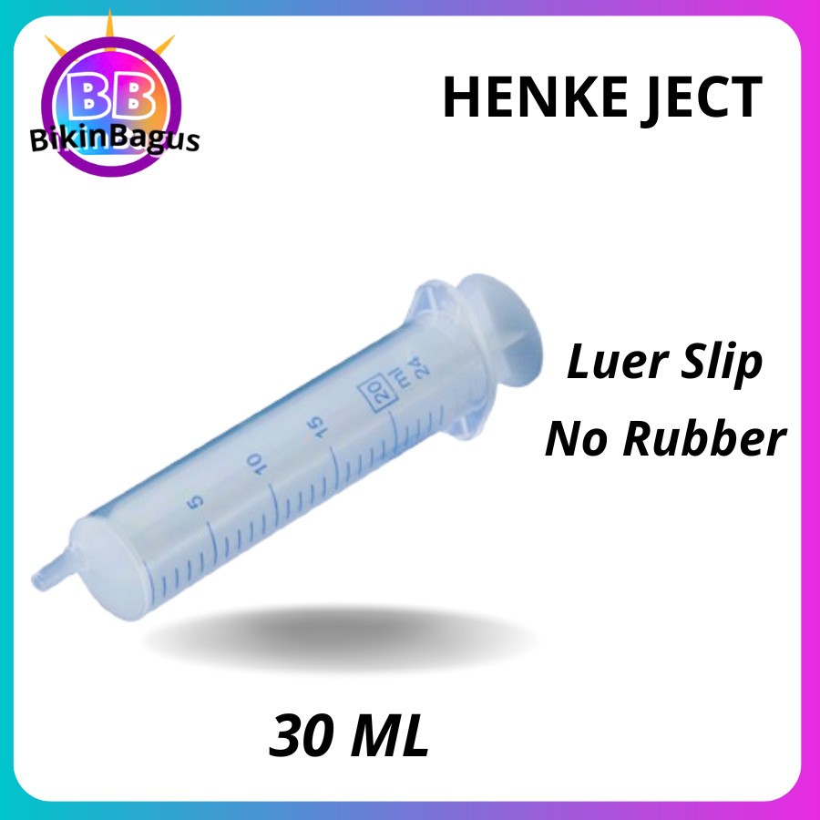 Henke Ject Norm Ject 30 ml Suntikan Luer Slip Syringe German Licensi