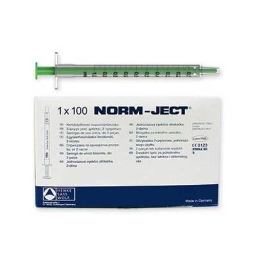 Henke Ject Norm Ject 1 ml Suntikan Luer Slip Syringe Disposible