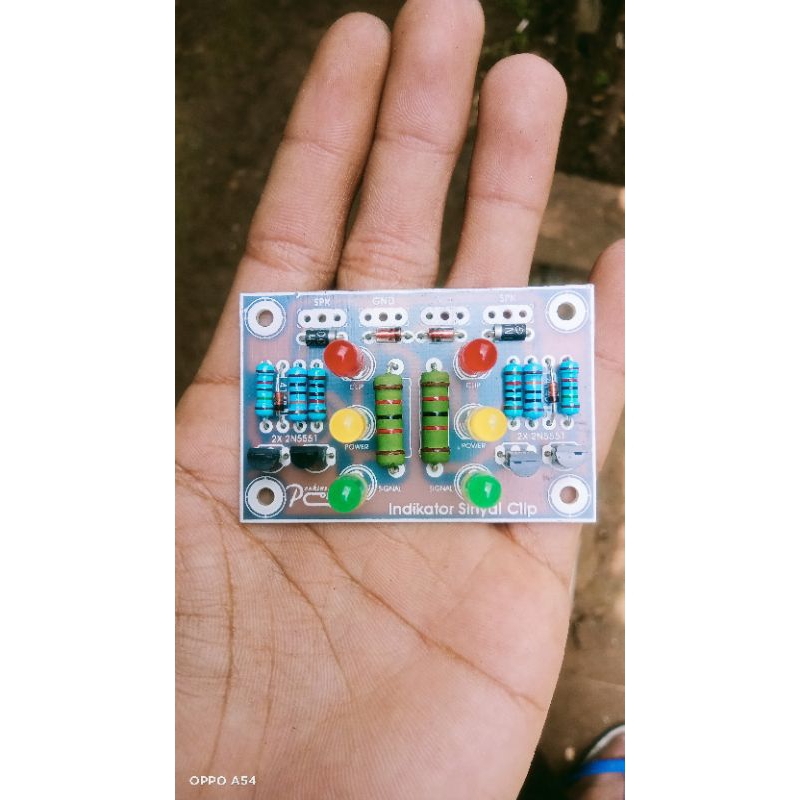 kit LED signal indikator clip power amplifier
