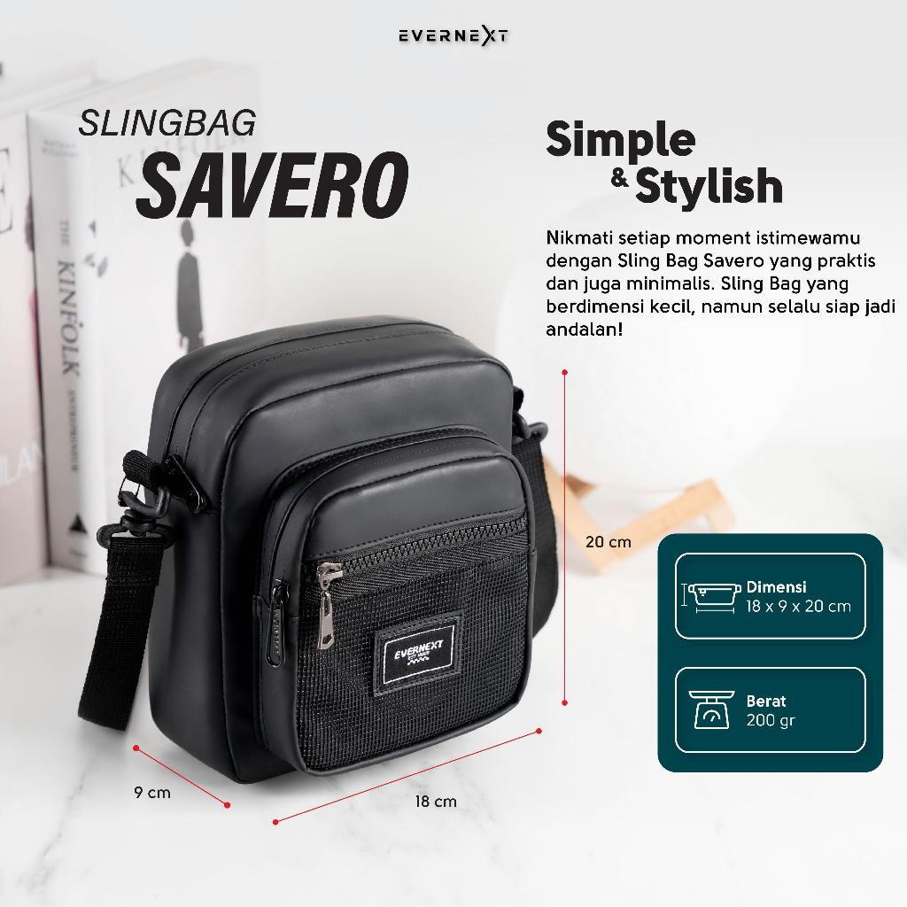 SLING BAG SAVERO - TAS SELEMPANG - TAS SELEMPANG PRIA - TAS SELEMPANG MURAH - TAS SELEMPANG TERBARU