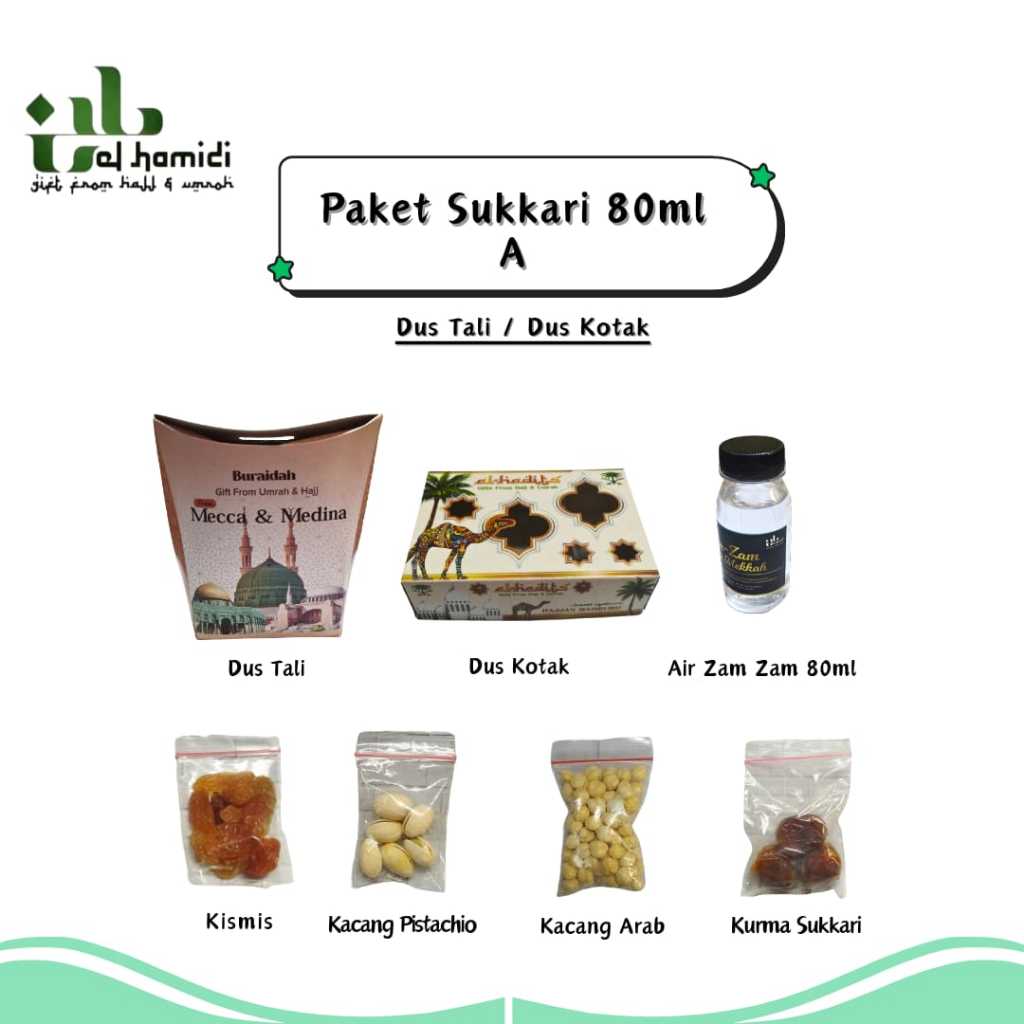 

Paket oleh oleh haji dan umroh sukari 80ML