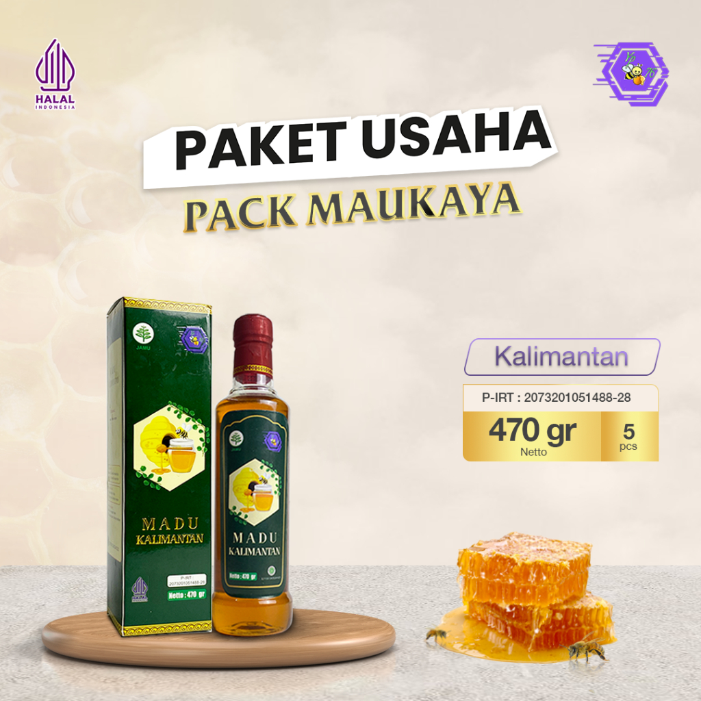 

MADU YP76 -PAKET USAHA MADU HUTAN KALIMANTAN (470gr) ASLI ORIGINAL 100% ALAMI TANPA CAMPURAN APAPUN / MADU HUTAN KALIMANTAN MADU ASLI MURNI NEKTAR SUPER PREMIUM GRADE A 100% Alami Pure Natural Raw Honey Minuman Herbal Premium Kesehatan