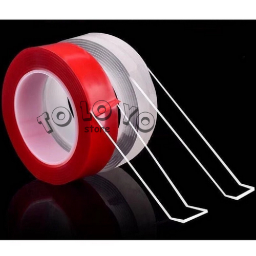 

MAGIC TAPE LAKBAN DOUBLE TAPE BENING 8MM*3M PEREKAT 0.8CM CLEAR TRANSPARAN DOBEL TIP