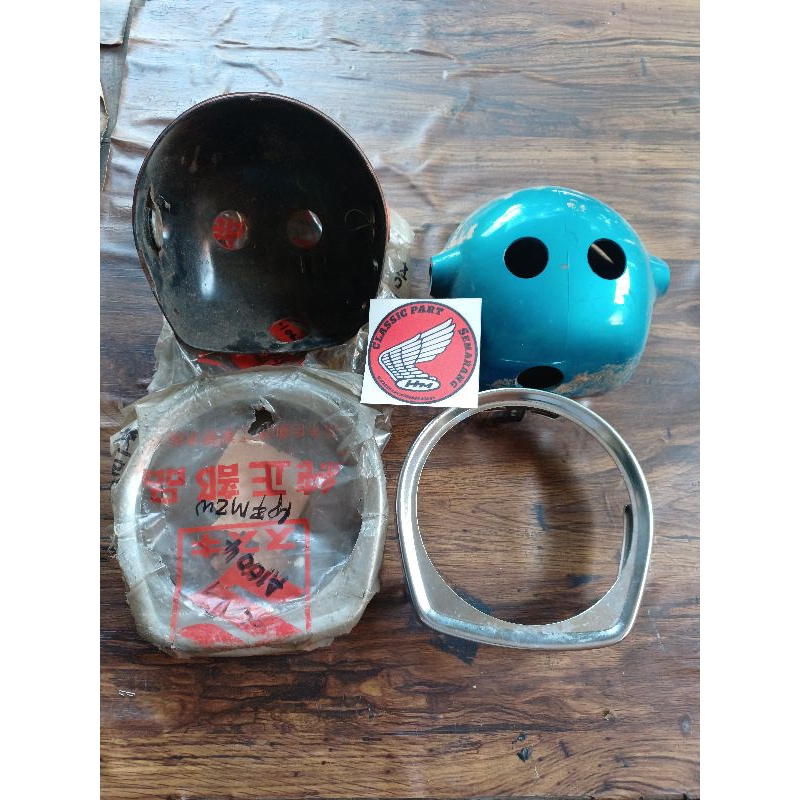 batok lampu vanvan original baru biru