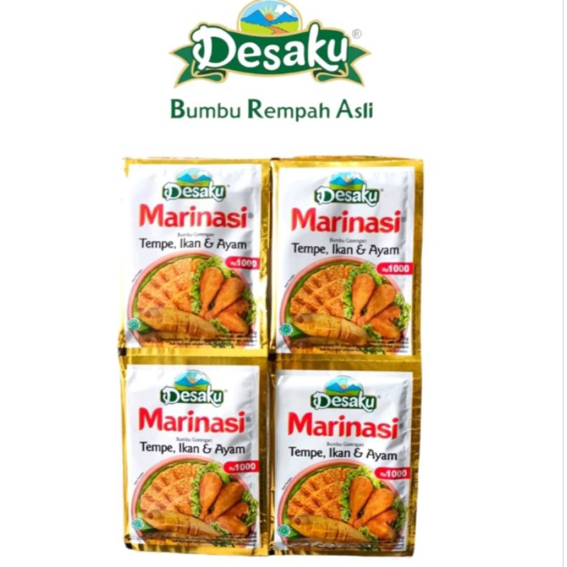 

Desaku Bumbu Marinasi Tempe Ikan Ayam 2 pcs