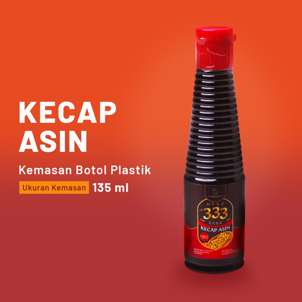 

Kecap Asin Cap 333 PET 135 ml