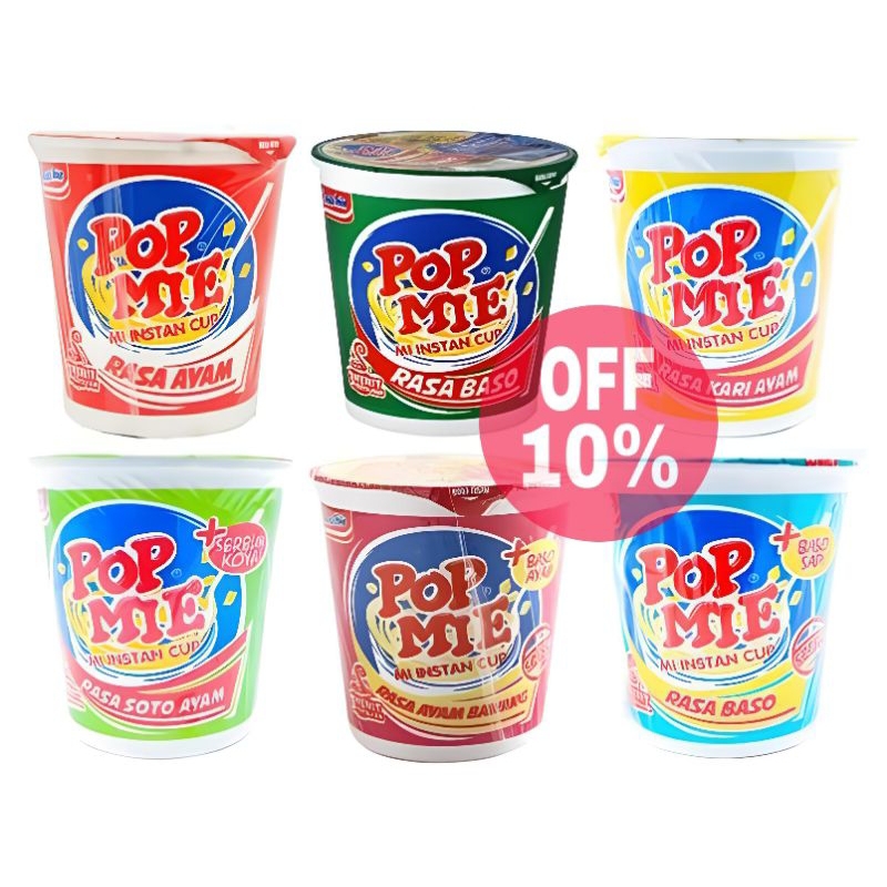 

POP MIE KUAH 75g MIE INSTANT CUP - TOKO ARAN