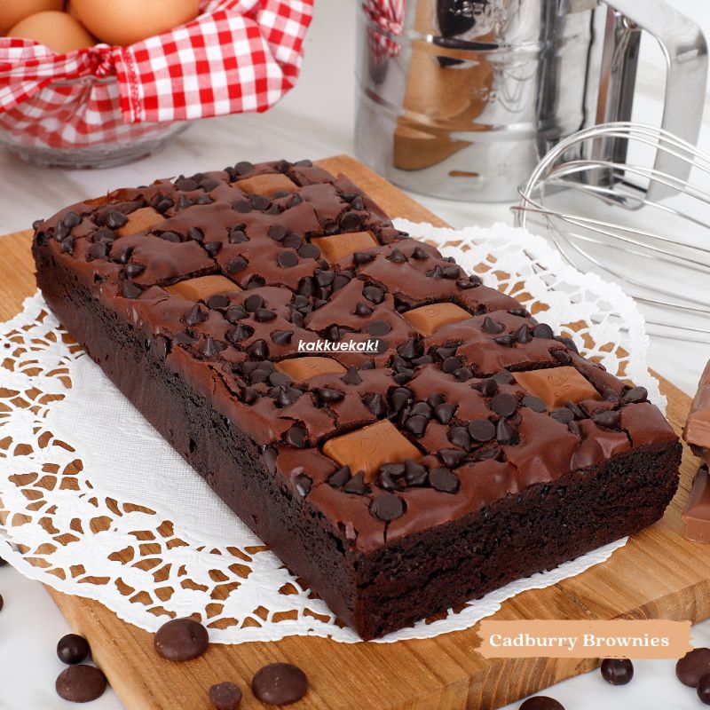 

Brownies Panggang/fudgy brownies/cadbury brownies