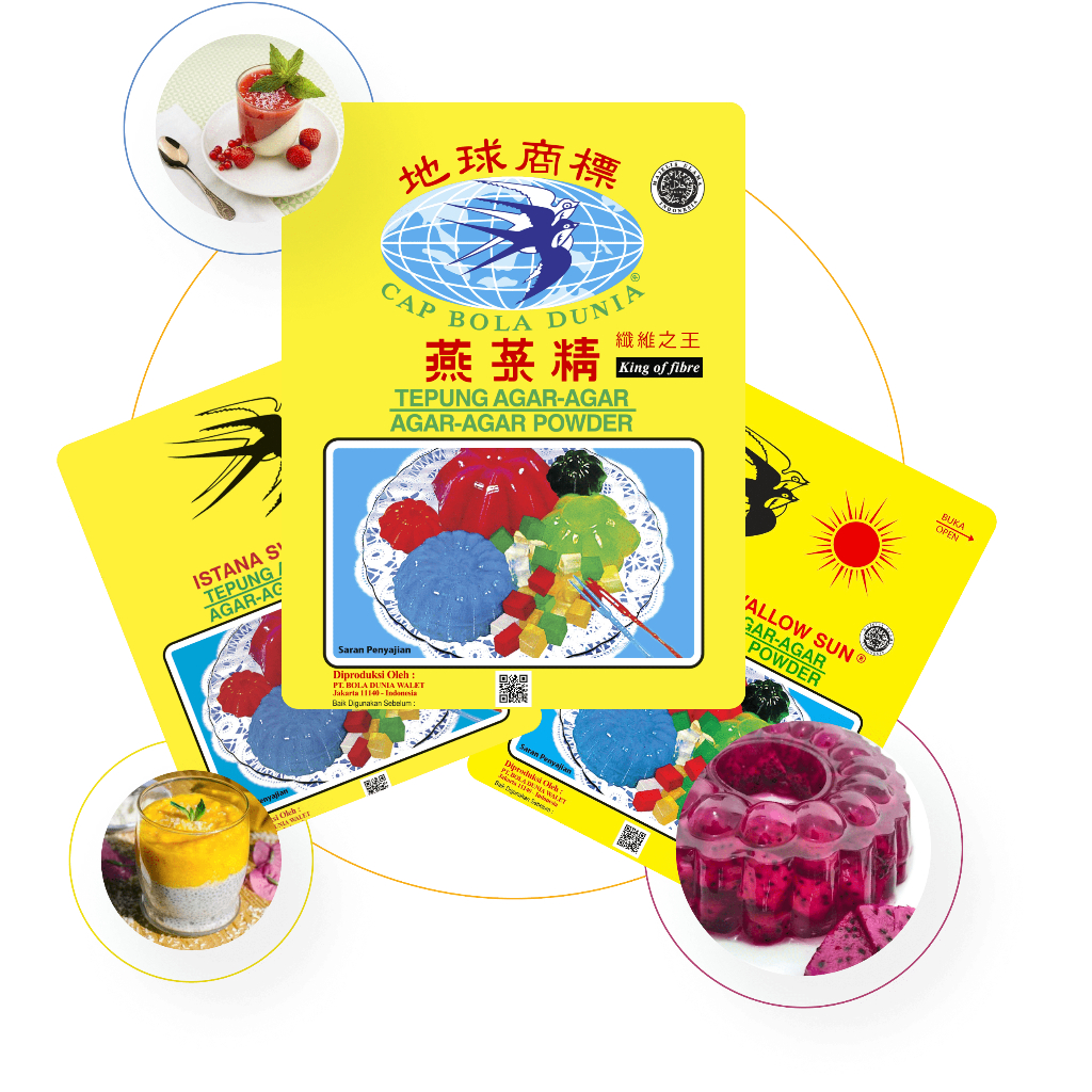 

AGAR-AGAR BOLA DUNIA PUTIH 7GR