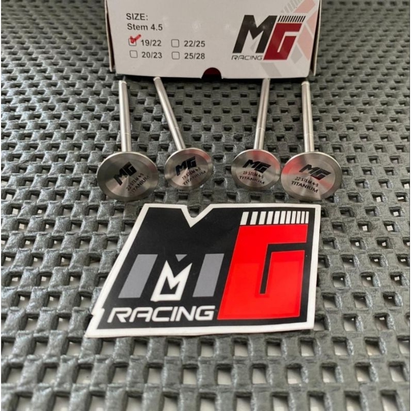 Klep titanium head mx 135 super head mx king 19 22 20 23 22 25 28