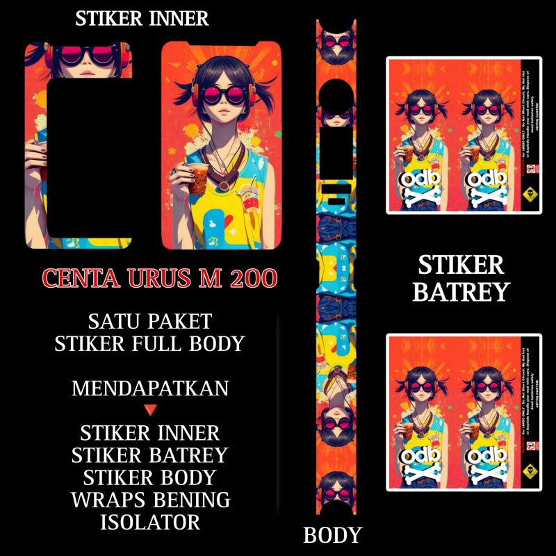 

stiker vnil m200 full body