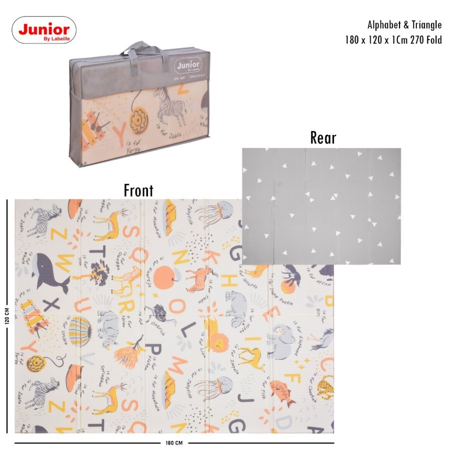 Playmat Baby 1cm Junior Labeille Playmate Premium Lebar Tebal Karpet Matras Bayi