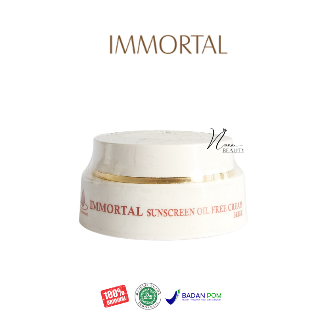 Immortal Sunscreen Oil Free Cream Beige