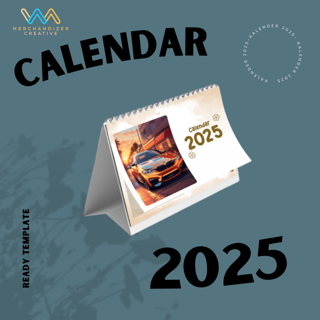 

Kalender Meja 2025 - 6 lembar 2 sisi + Cover Bahan AC 230 - Tatakan DUPLEX