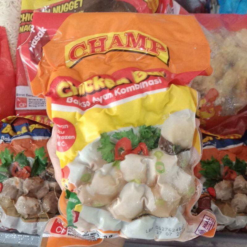 

PROMO Champ bakso ayam 500gr