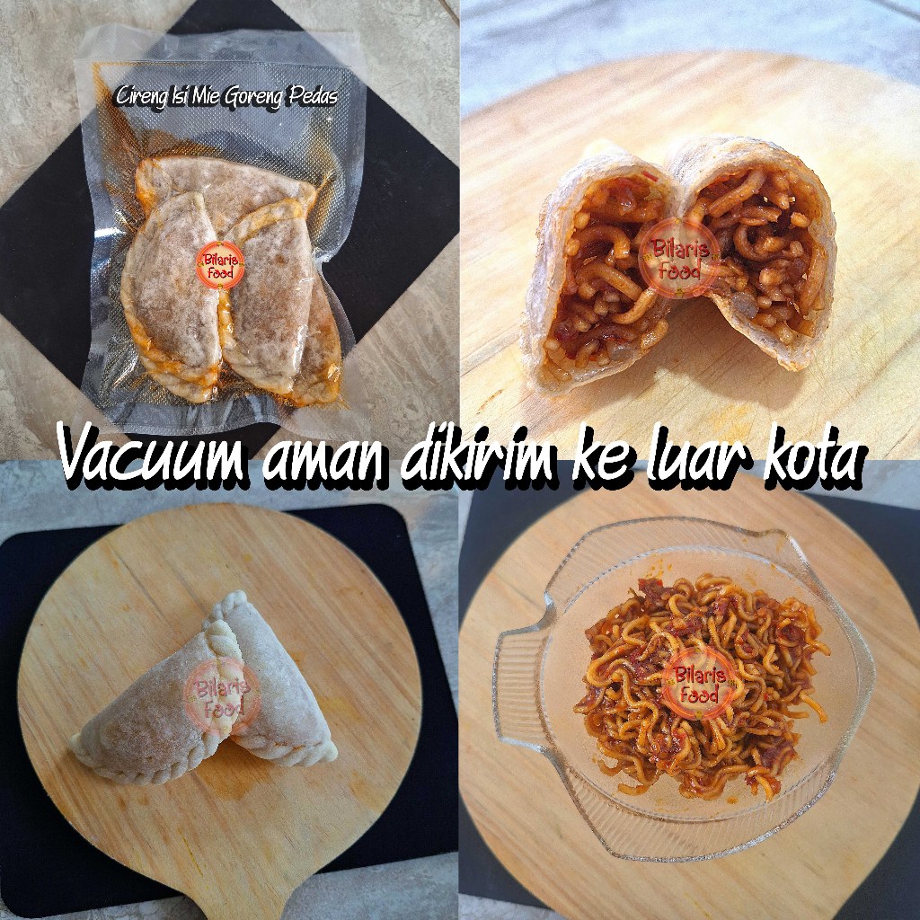 

Cireng isi Mie Pedas isi 5 pcs Frozen Food plastik vacuum aman dikirim keluar kota / Jajanan viral Bandung / makanan enak sehat lezat bergizi