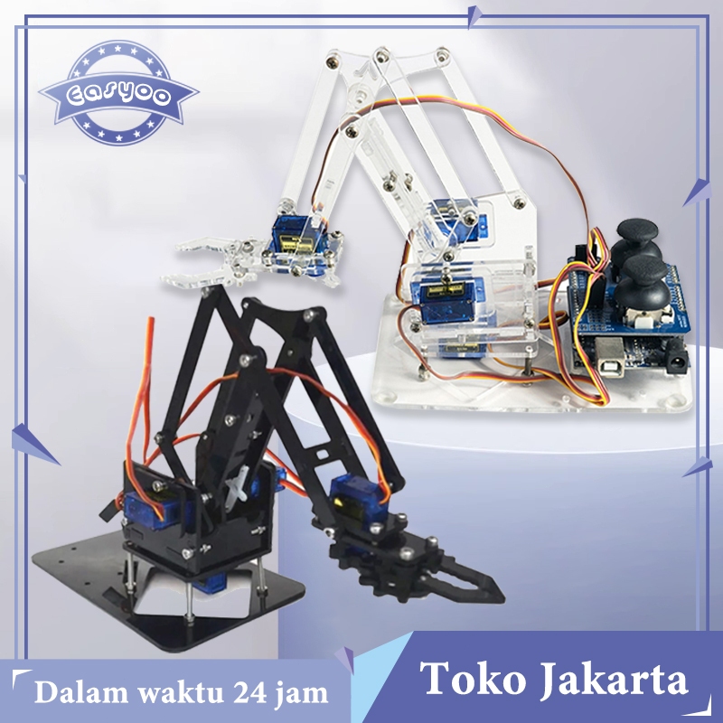 Robot Arm DIY Mechanical Claw Robot for Arduino Smart Robot Building Kit
