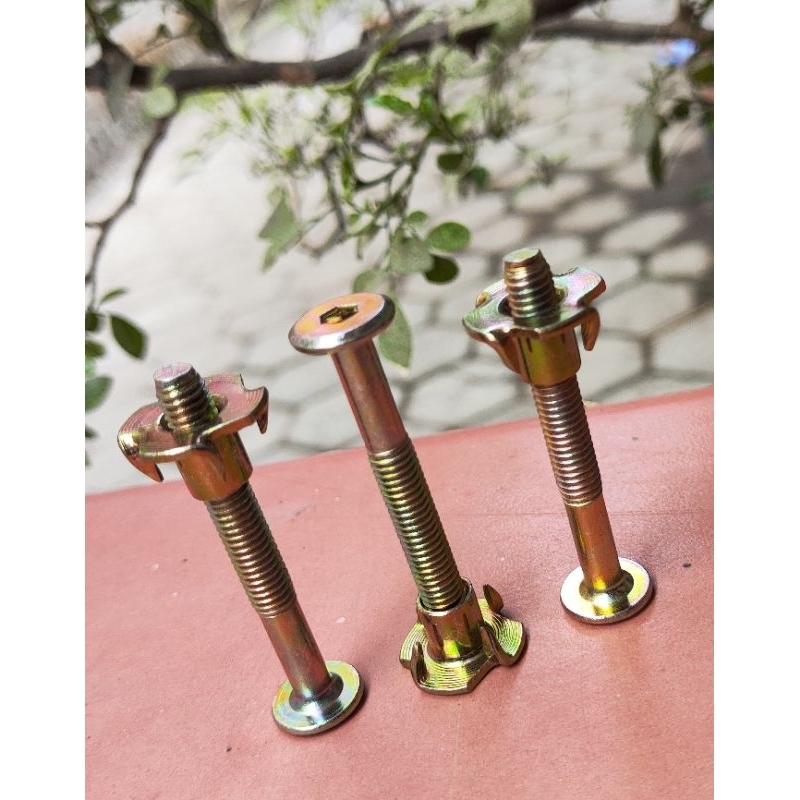 Baut Speaker Mur Cakar Kuning 5cm