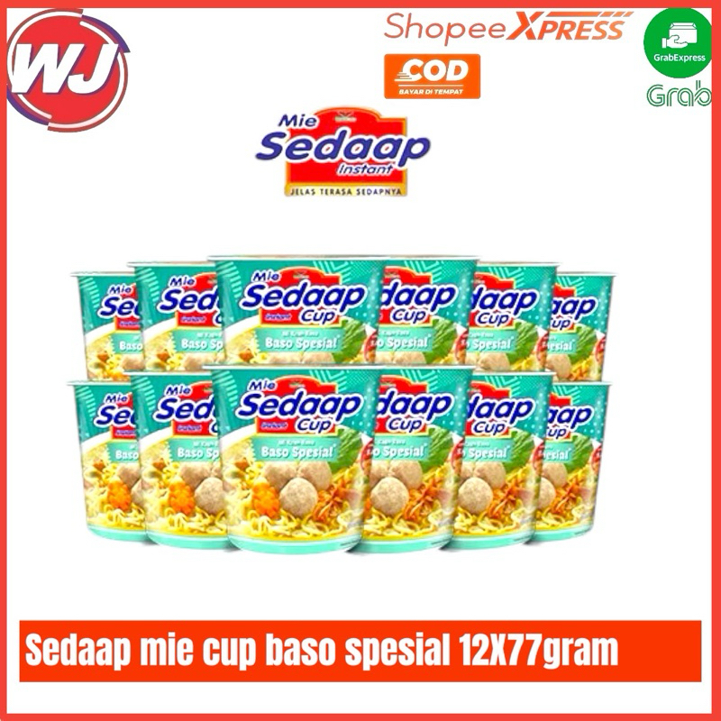 

SEDAAP MIE CUP BASO SPESIAL 12X77 GRAM