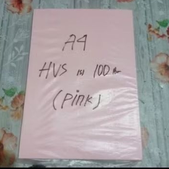 

Kertas HVS A4 Warna Pink Eceran Isi 100 Lembar / Paper Fotocopy