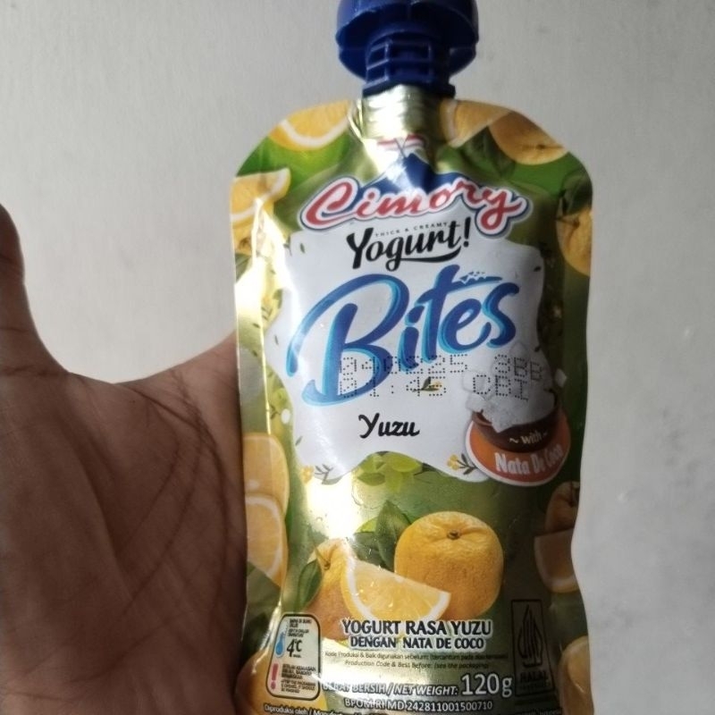 

Cimory yogurt bites rasa yuzu orange 120gr