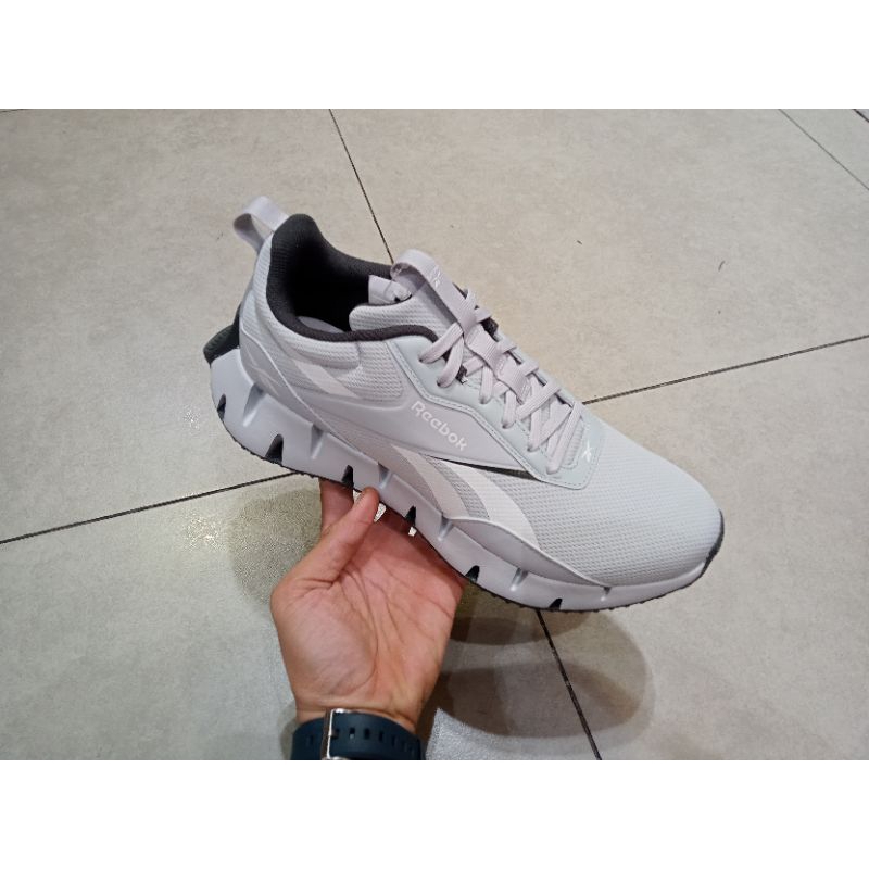 Sepatu lari pria Reebok original/Reebok Zig dinamyca str men's running shoes -Grey