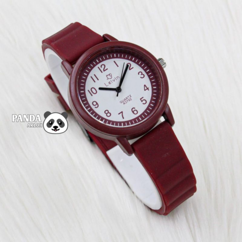 Jam Tangan Wanita Analog Leivin LV-A3792 Jam Fashion Watch Original Rubber Silicone