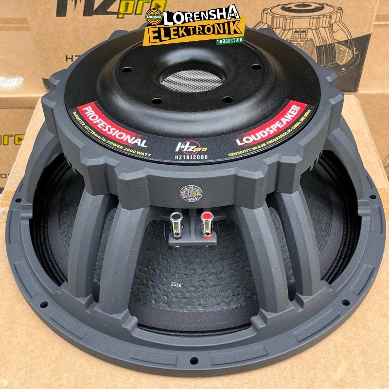 Speaker 18 Inch HZ PRO 18J2000 Original 2000Watt