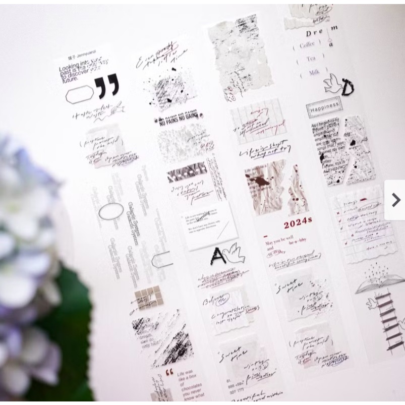 

Jennyuanzi Journal Style PET Tape Sticker