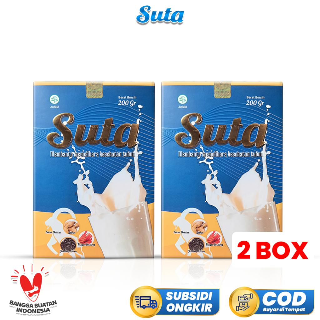 

Suta 2 Box - Susu Kambing Etawa dengan Jahe Merah, Kayu Secang, dan Habbatussauda