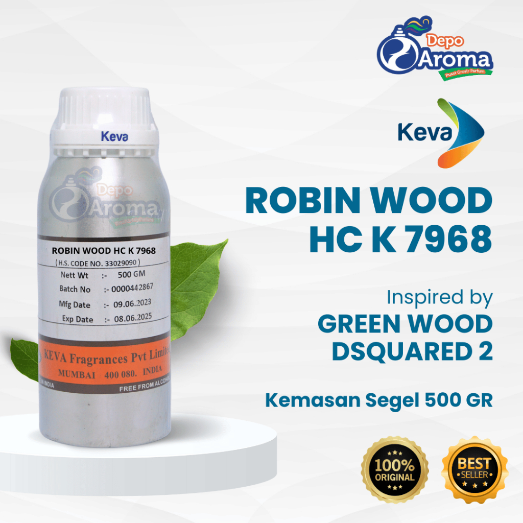 PARFUM BIBIT MURNI - ROBIN WOOD HC K 7968 - 500 Gr - KEVA