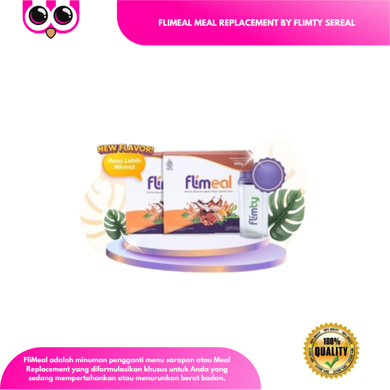 FLIMEAL MEAL REPLACEMENT BY FLIMTY SEREAL MINUMAN PENGGANTI MAKANAN DRINK SUPLEMEN