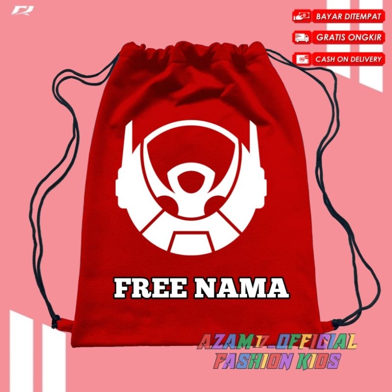 Tas Serut Anak String Bag Anak Bigetron Esport Free Nama / Tas Serut Cordura Ransel Mobile Legends B