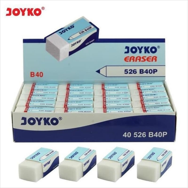 

Penghapus Joyko Kecil stip Pensil B40P 1 Pak (40pcs)