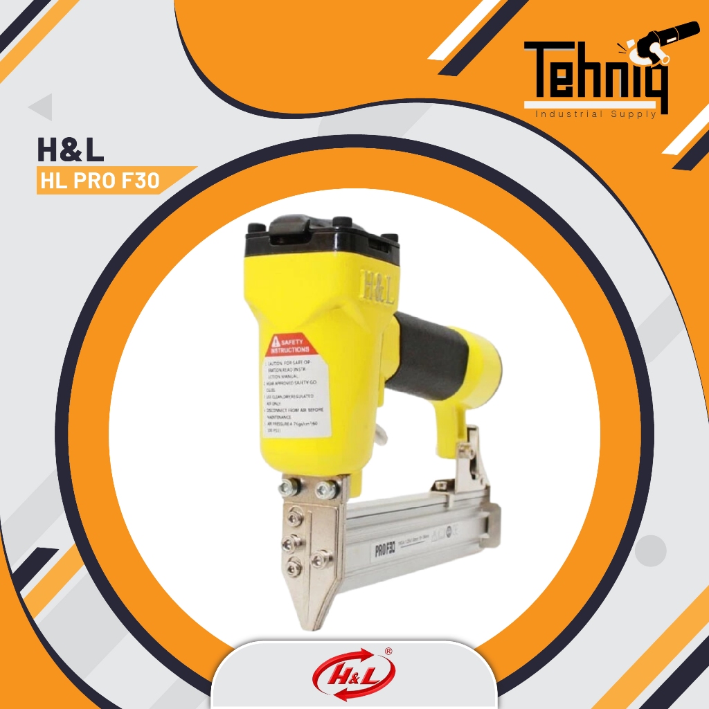 

H&L Staples Pro F30 / HL Pro F30 Mesin Paku Tembak Staples Angin