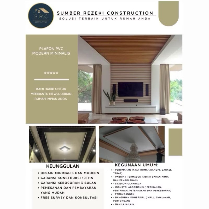 PLAFON PVC ALL MOTIF MODERN