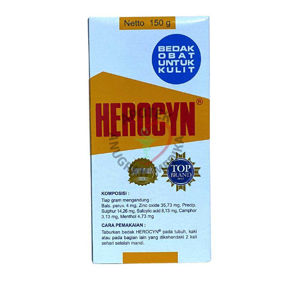 BEDAK HEROCYN 85G / BEDAK KULIT GATAL / BEDAK ALERGI