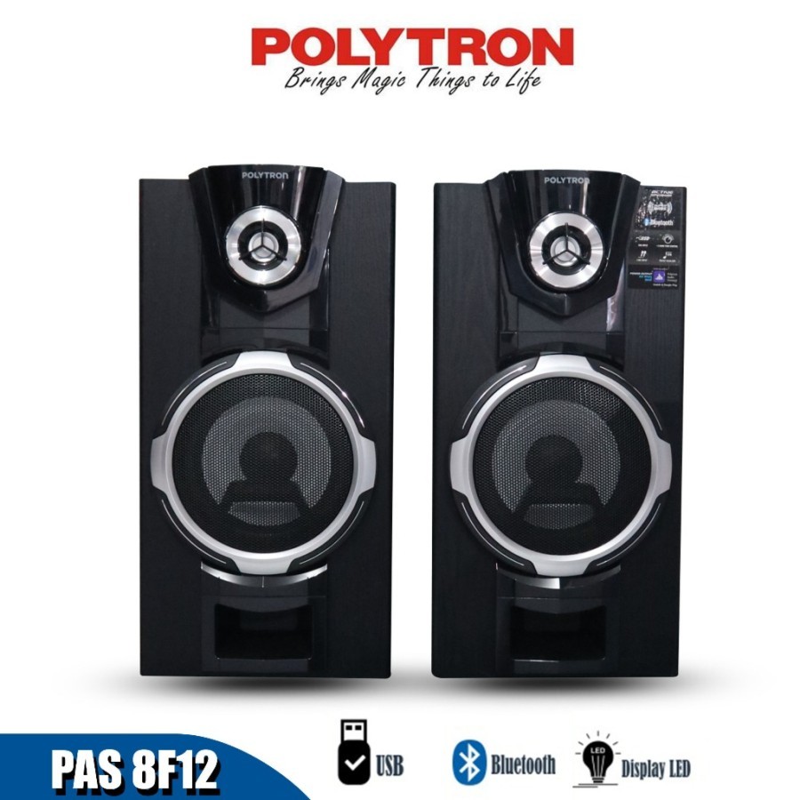 Polytron PAS-8F12 Dual Speaker/PAS8F12 Speaker Aktif