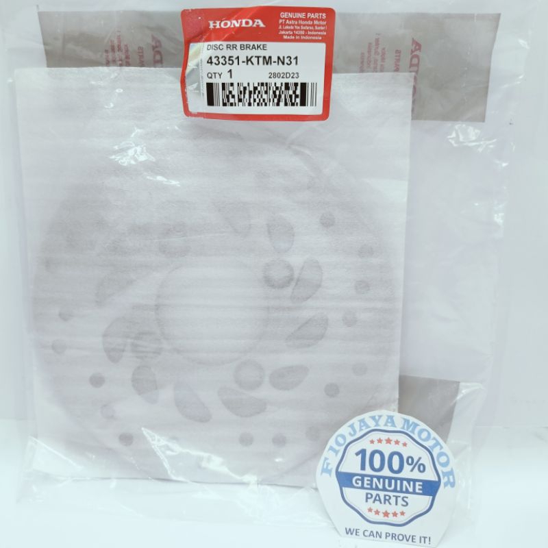 43351-KTM-N31 DISC BREAKE CAKRAM PIRINGAN CAKRAM DISC BELAKANG SUPRA X 125 KTM