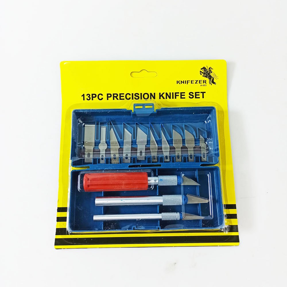 

Set Pisau Ukir Seni 13 in 1 Crafting Knife 3 Handle