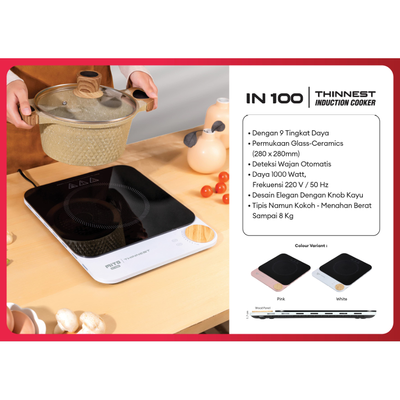 MITO Kompor Listrik/Induksi IN-100
