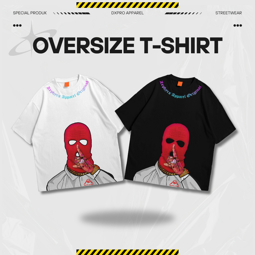Kaos Oversize REDMASK Zephyrs