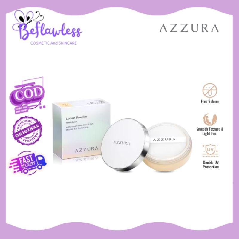 AZZURA LOOSE POWDER BEDAK TABUR