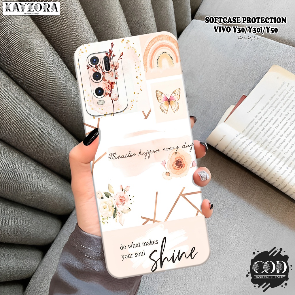 Case VIVO Y30 / Y30i / Y50 Terbaru Fashion Case Aesthetic Casing VIVO Y30 / Y30i / Y50 Silikon Pro C