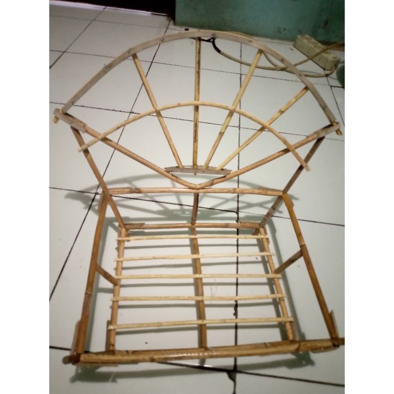 keranjang parcel rotan/keranjang parcel lebaran kipas kecil (min 3pcs)