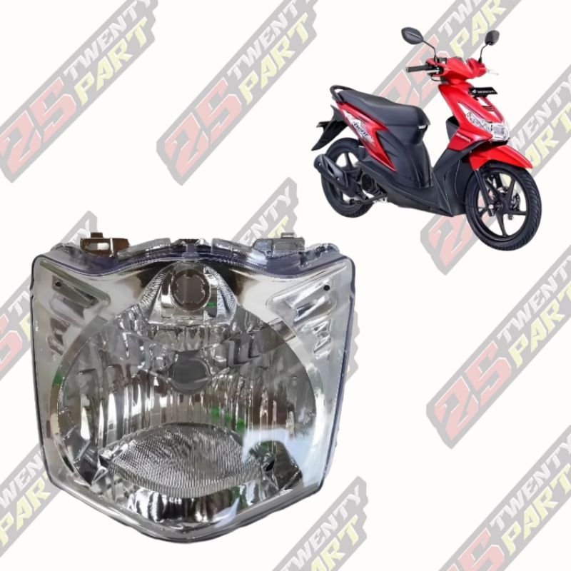 Reflektor Depan Beat Karbu - Reflektor Lampu Depan Beat Karbu - Rumah lampu beat lama