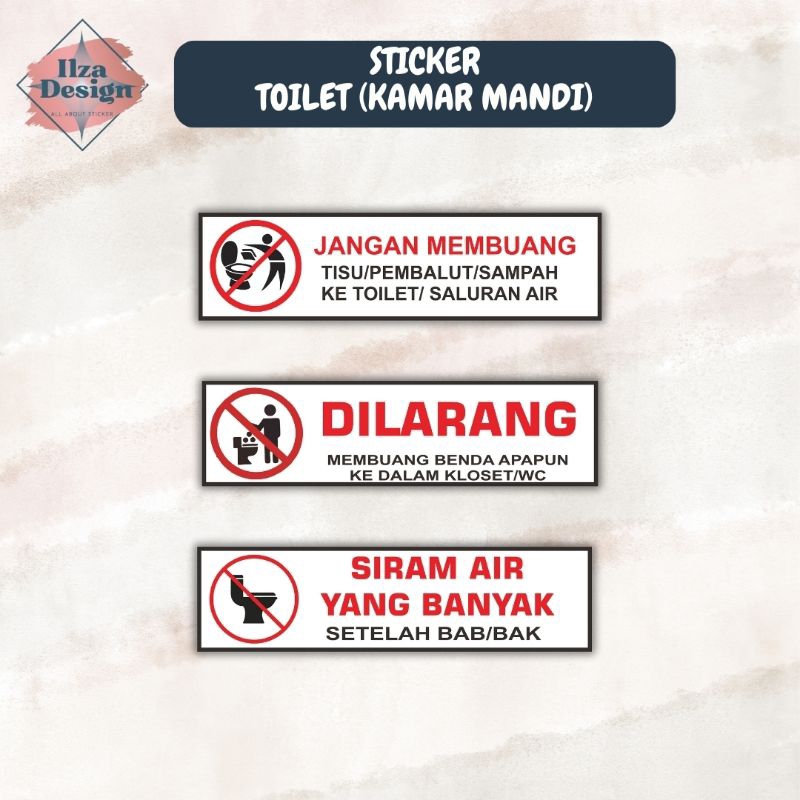 

STICKER TOILET / KAMAR MANDI