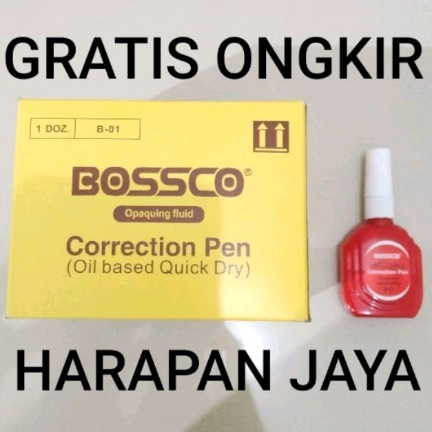 

Tipp Ex Cairan Koreksi B-01 BOSSCO
